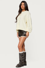 Lissa Lacey Faux Leather Shorts
