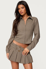Lockette Plaid Jacket