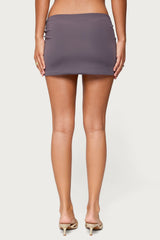 Billey Metal Ring Mini Skirt