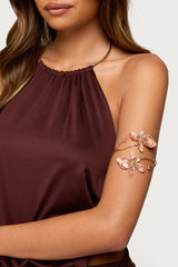 Blush Flower Arm Cuff
