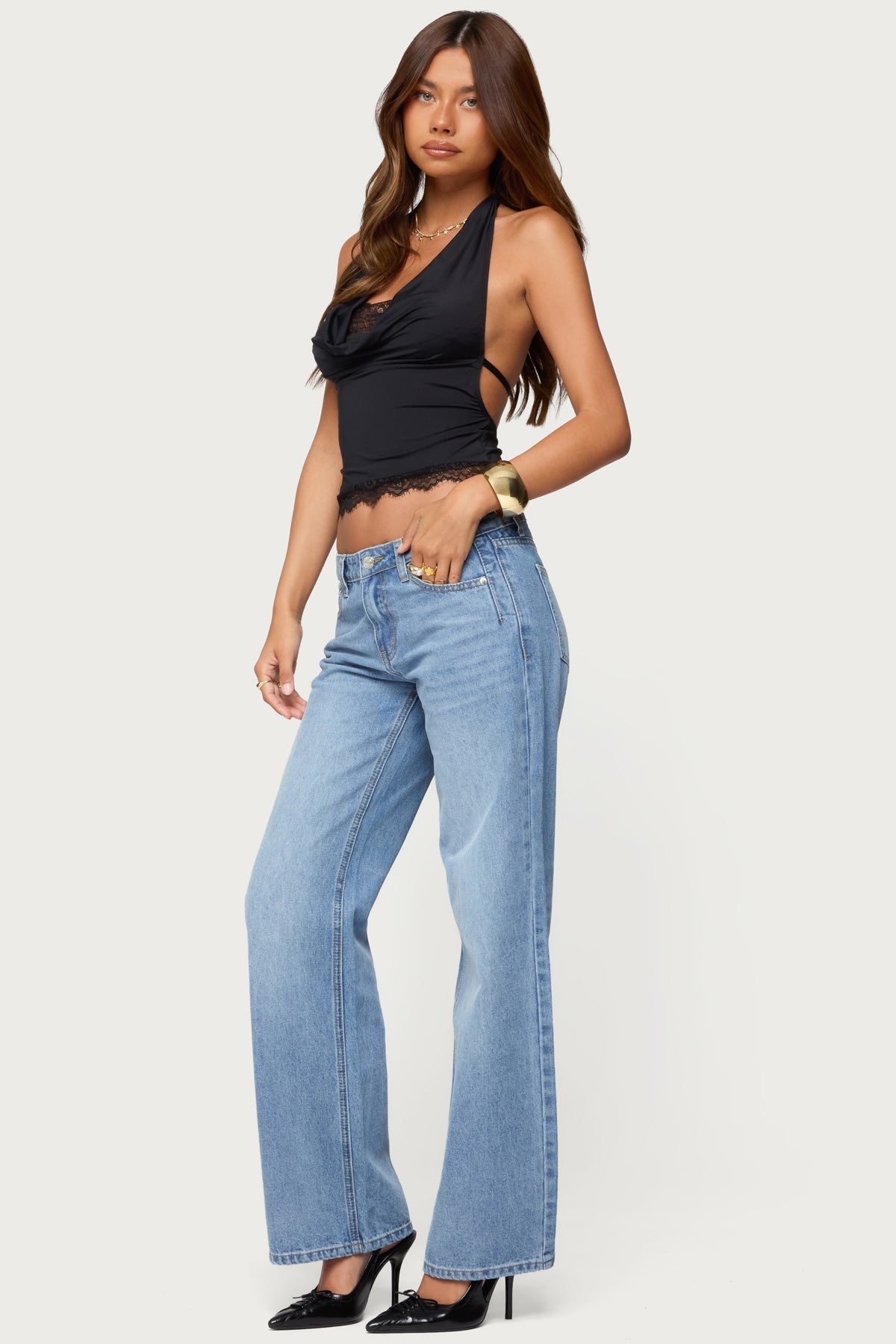 Holly Low Rise Straight Leg Jeans