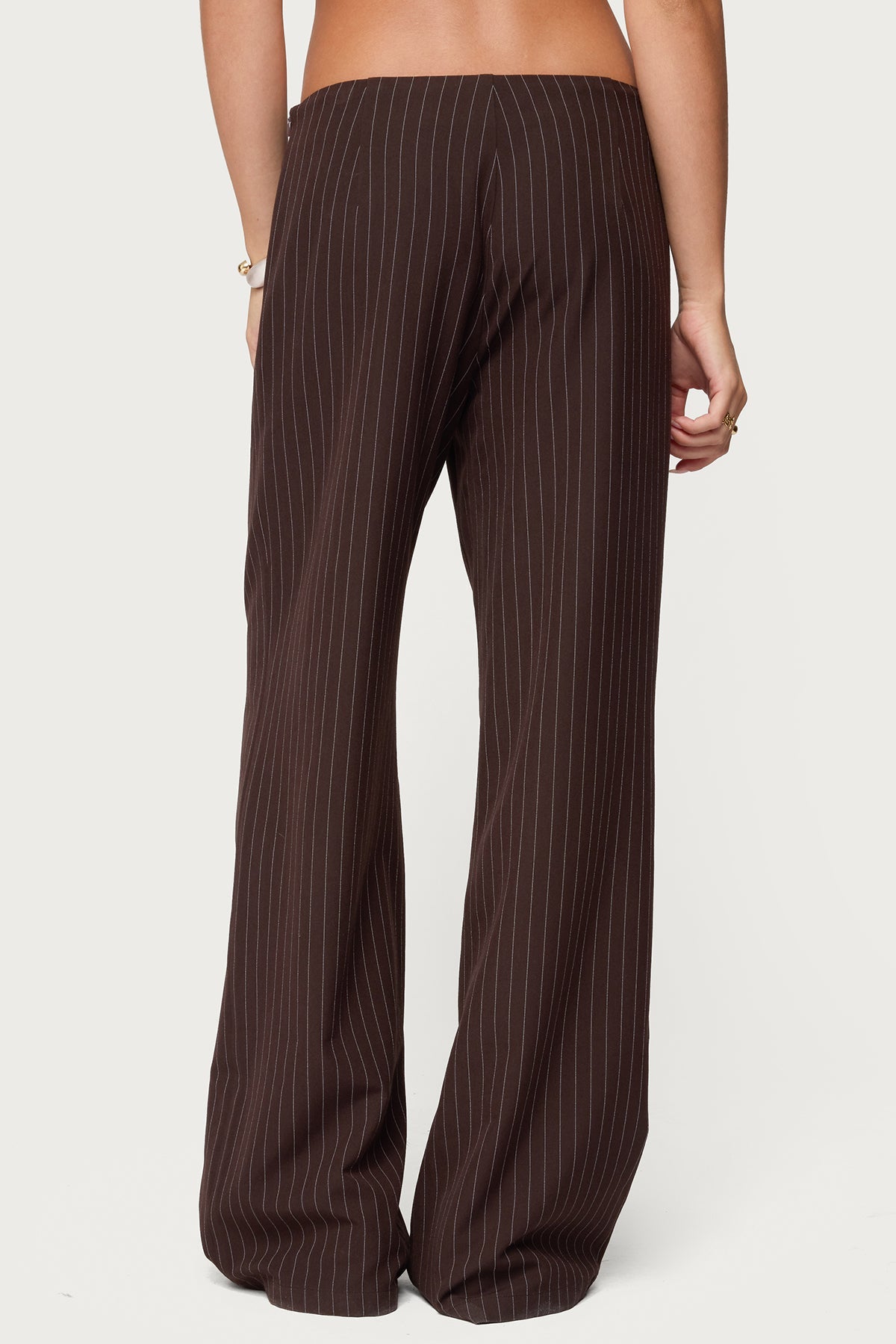 Kerie Pinstripe Low Rise Trousers