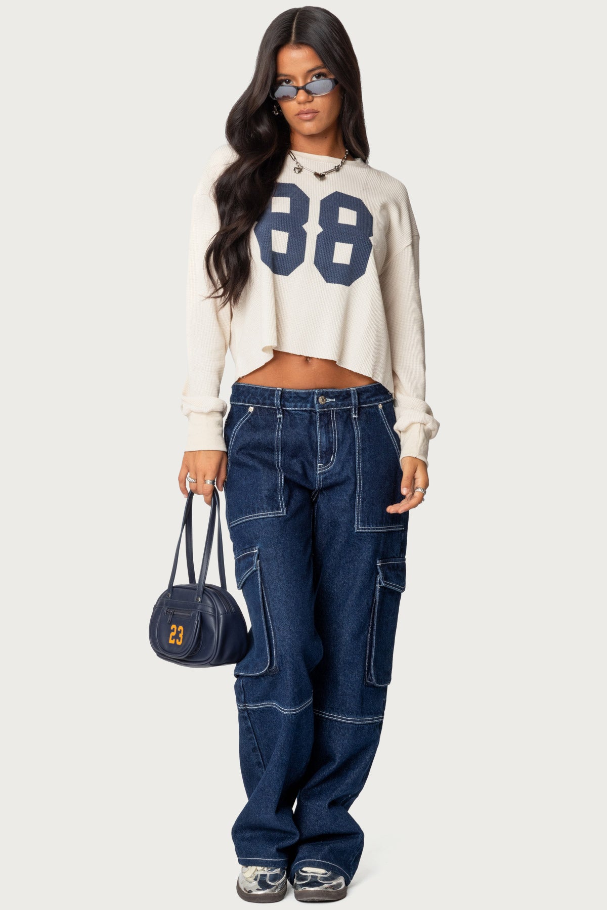 88 Waffle Long Sleeve T Shirt