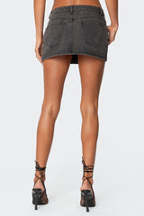 Chiara Denim Micro Skirt