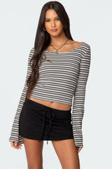 Lilia Striped Top