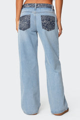 Bandana Bliss Low Rise Jeans