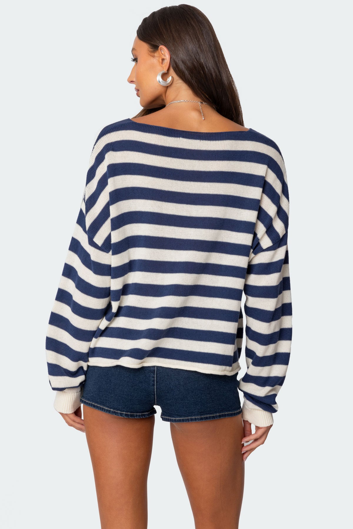 Anney Oversized Striped Sweater