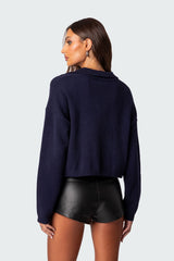 Marcie Oversize Cropped Sweater