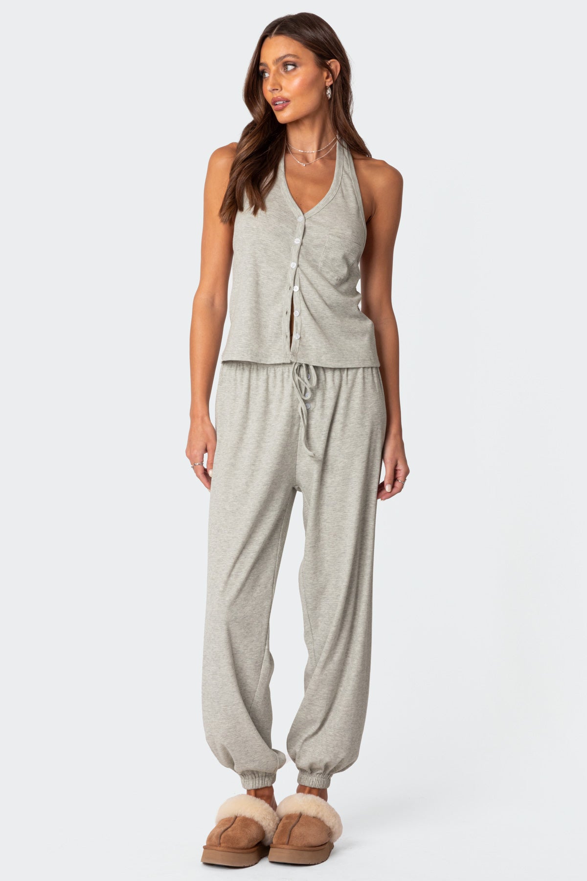 Rosanna Waffle Pajama Sweatpants