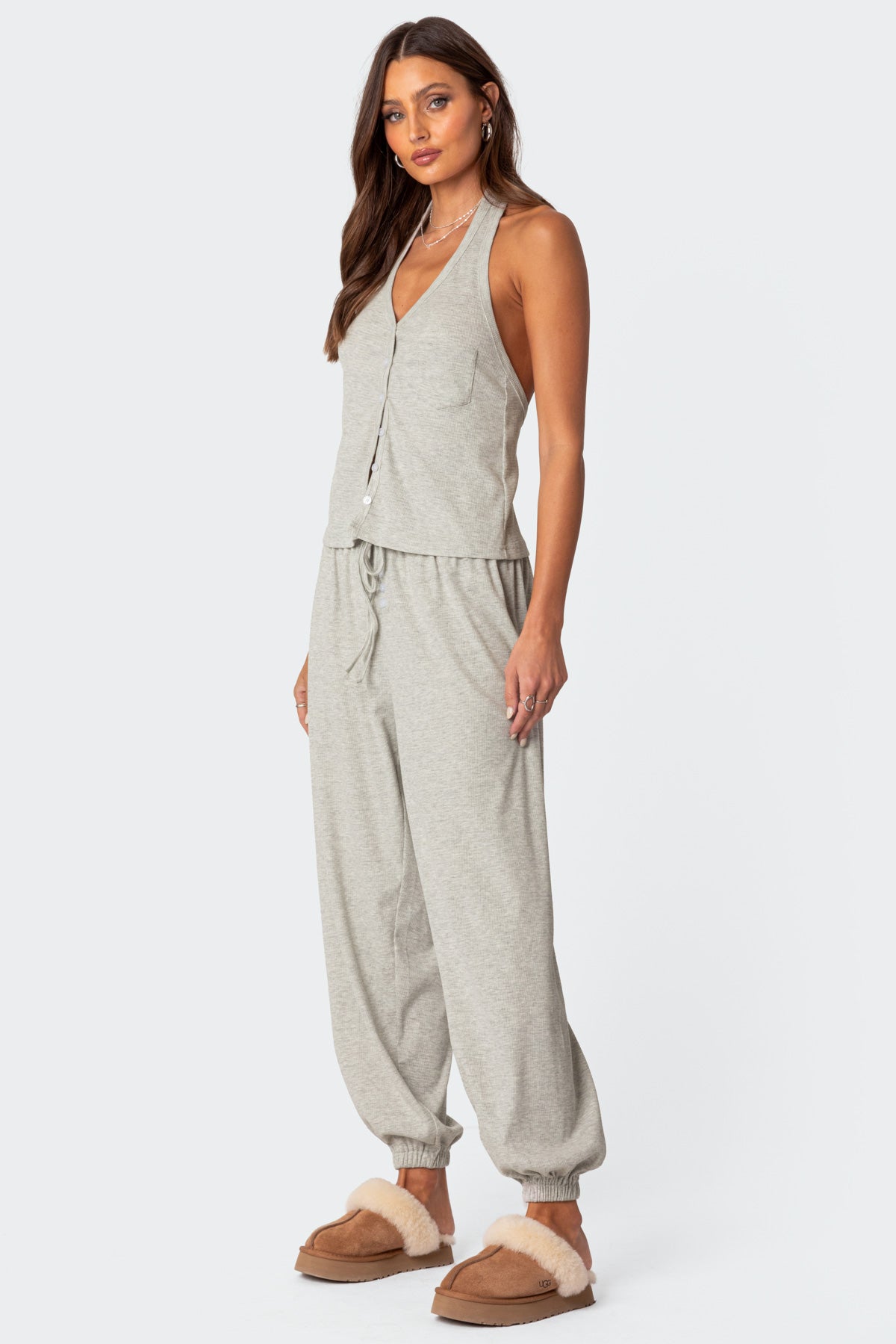 Rosanna Waffle Pajama Sweatpants