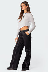 Helen Low Waist Cargo Pants