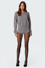 Comfort Club Knit Micro Shorts