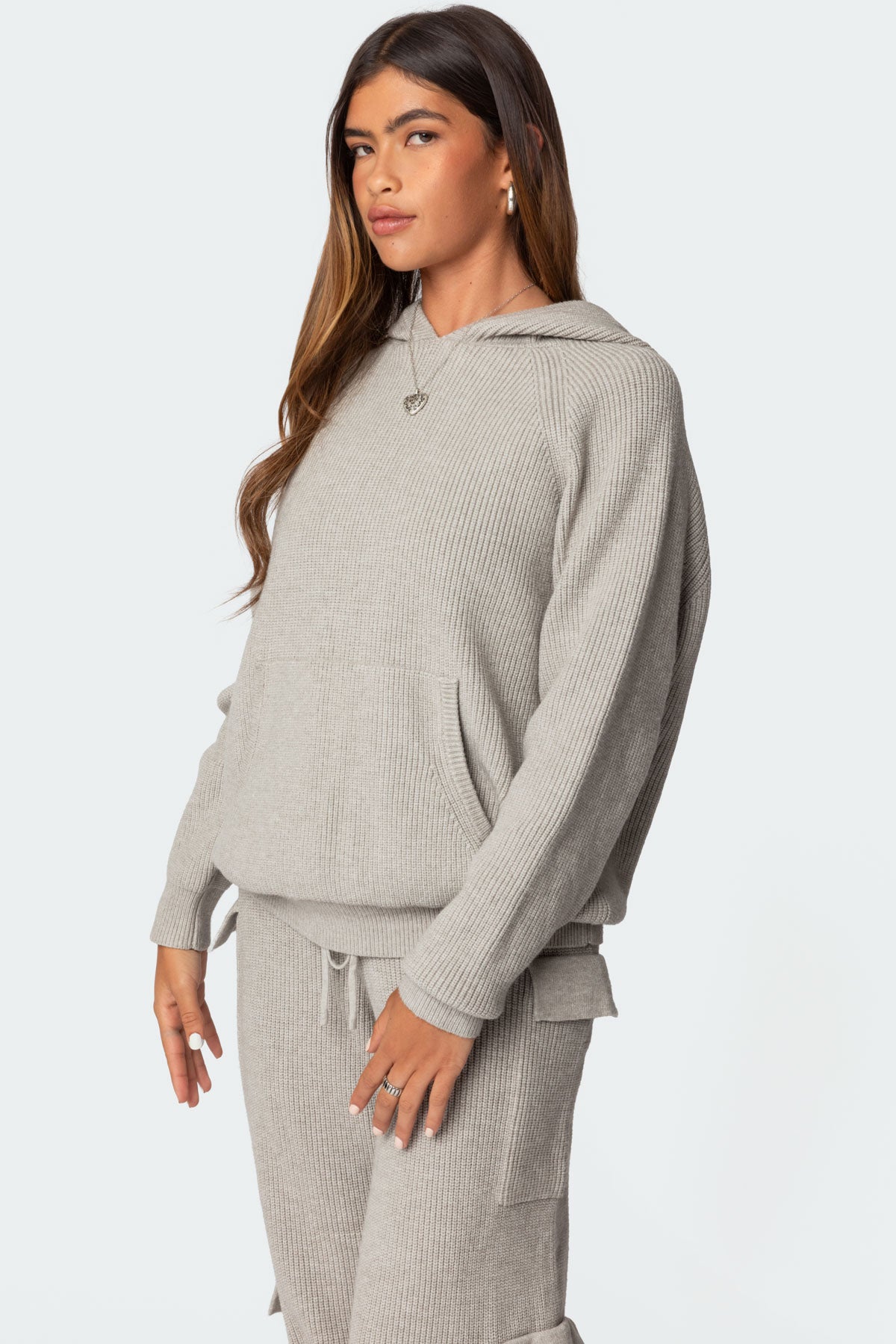 Wynter Oversized Knit Hoodie