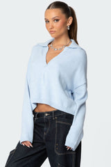 Marcie Oversize Cropped Sweater