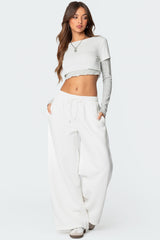 Kamari Low Rise Wide Sweatpants