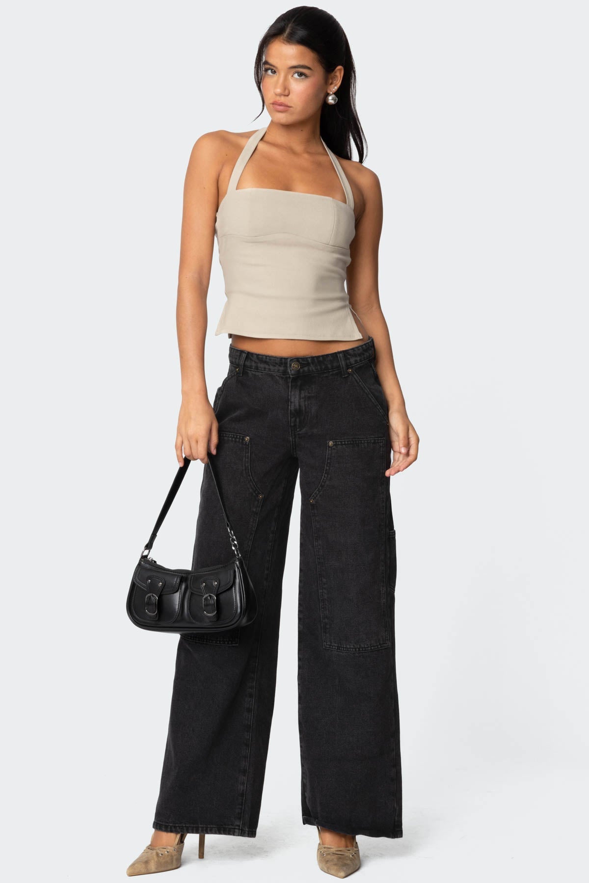 Ayla Low Rise Baggy Carpenter Jeans