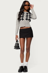 Noya Argyle Knit Cardigan