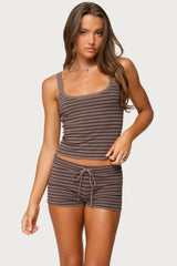 Lillian Striped Knit Tank Top