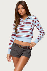 Brayden Striped Polo Sweater