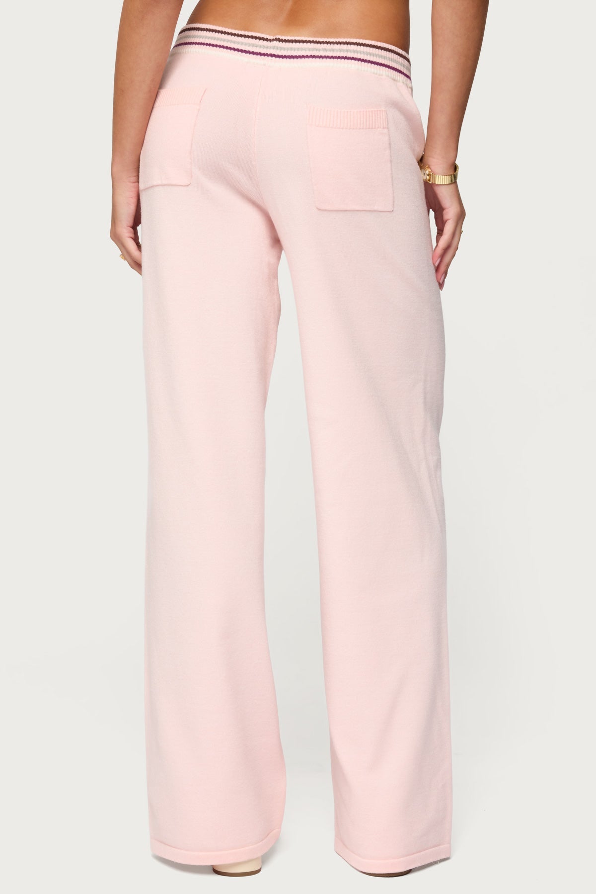 Miya Stripey Knit Trousers