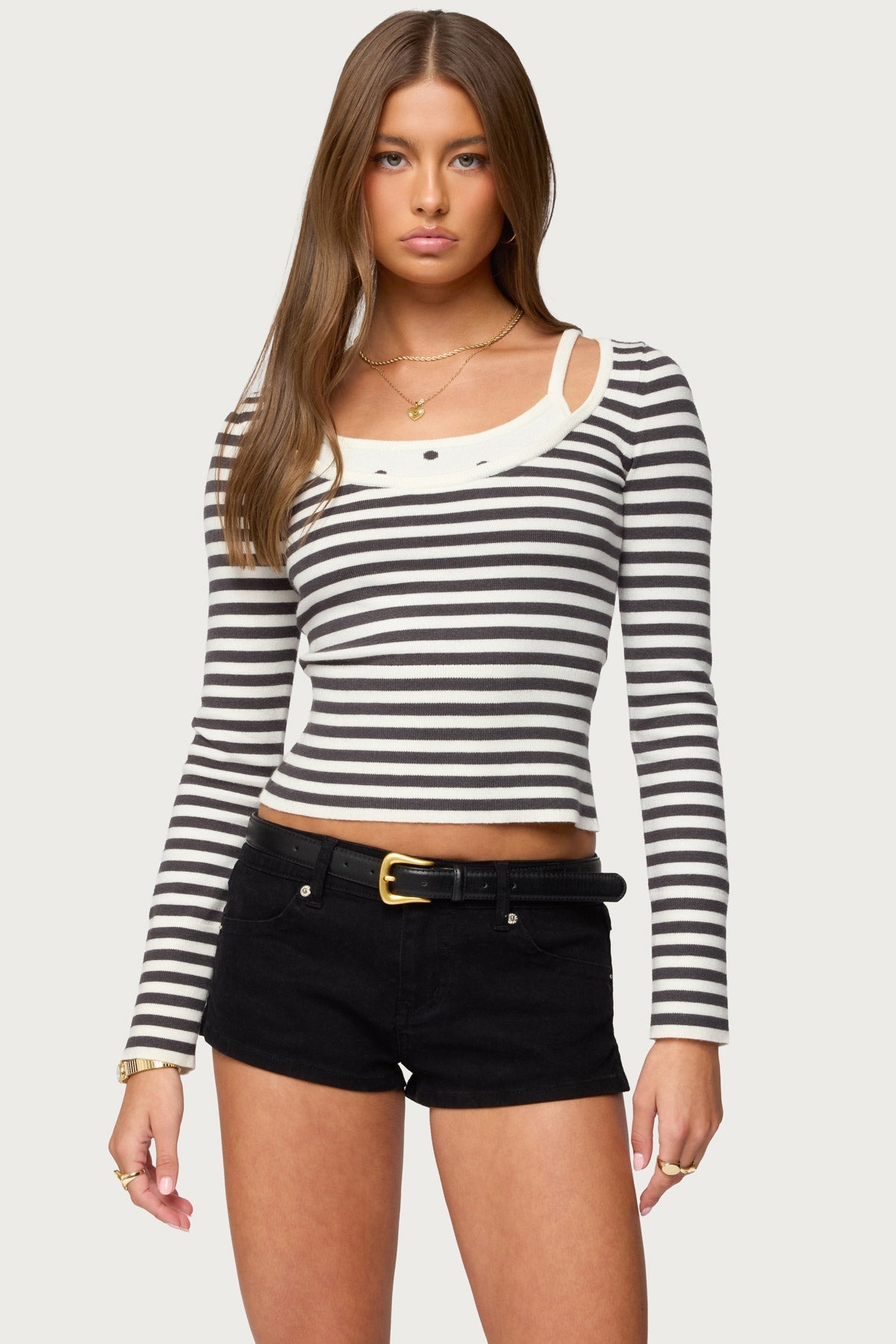 Cecile Layered Long Sleeve Top