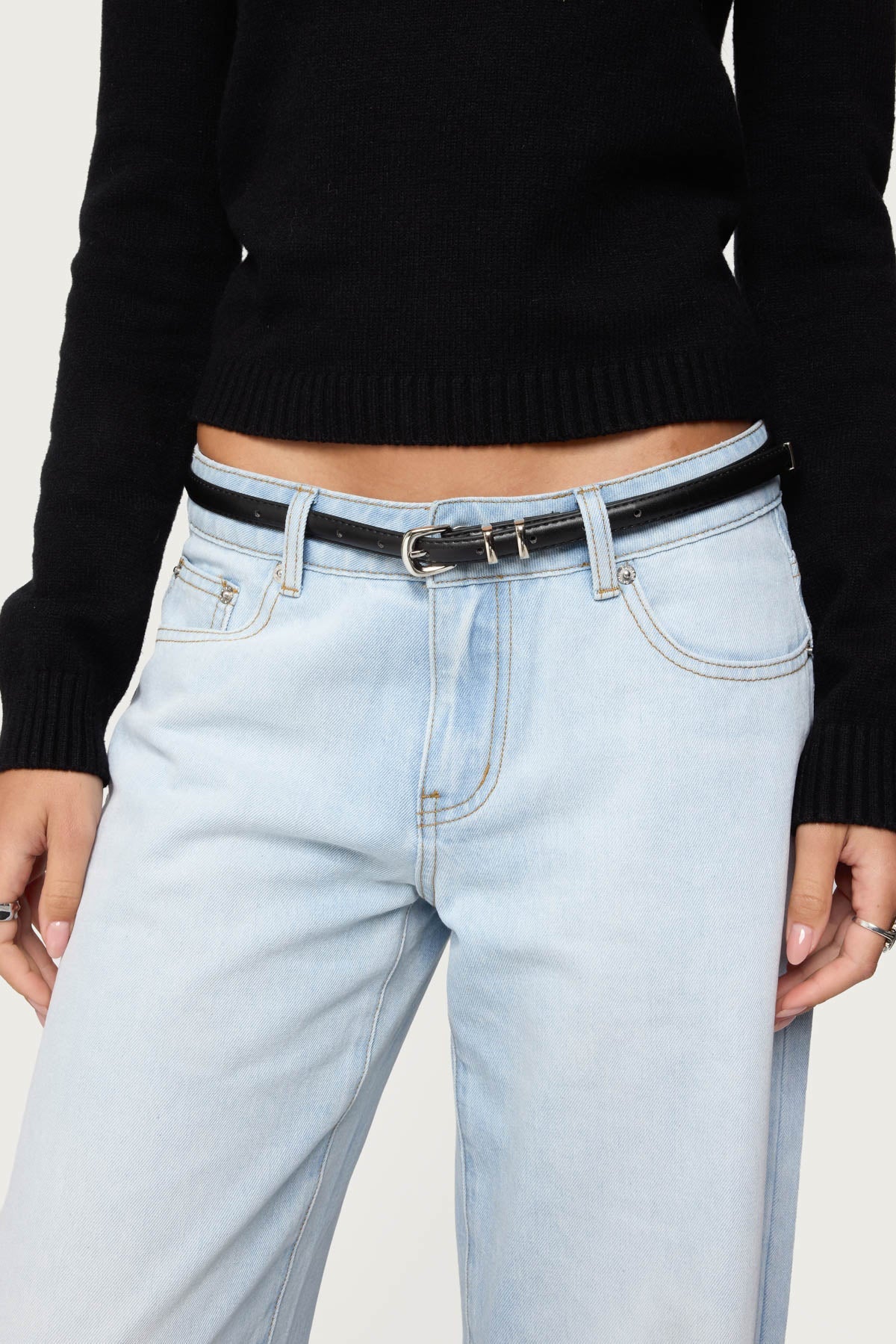 City Chic Faux Leather Belt