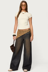 Oliana Ribbed Boat Neck T Shirt