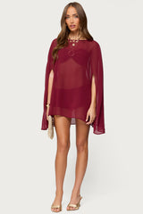 Mckenzie Sheer Chiffon Poncho