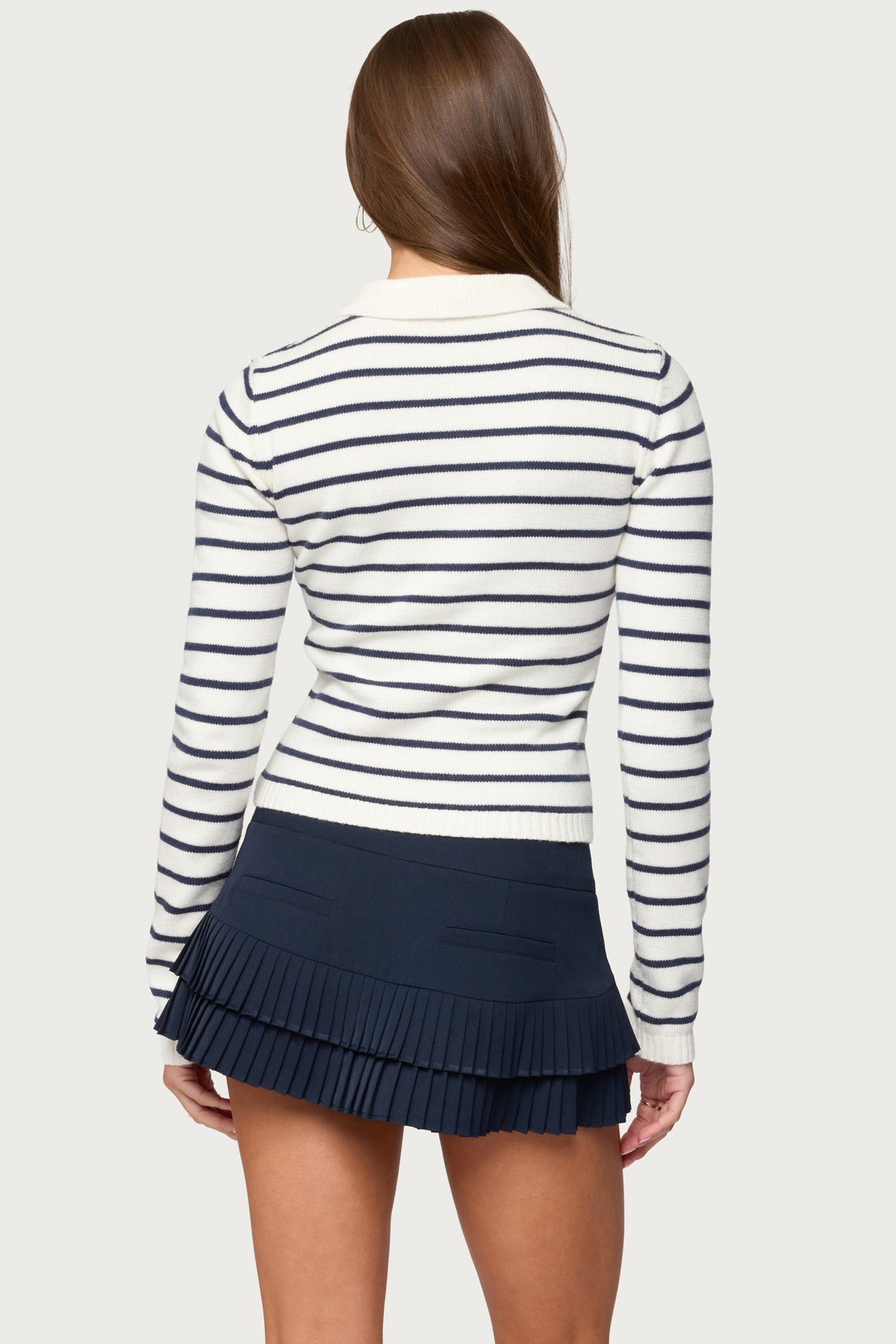 Loreen Striped Knit Cardigan