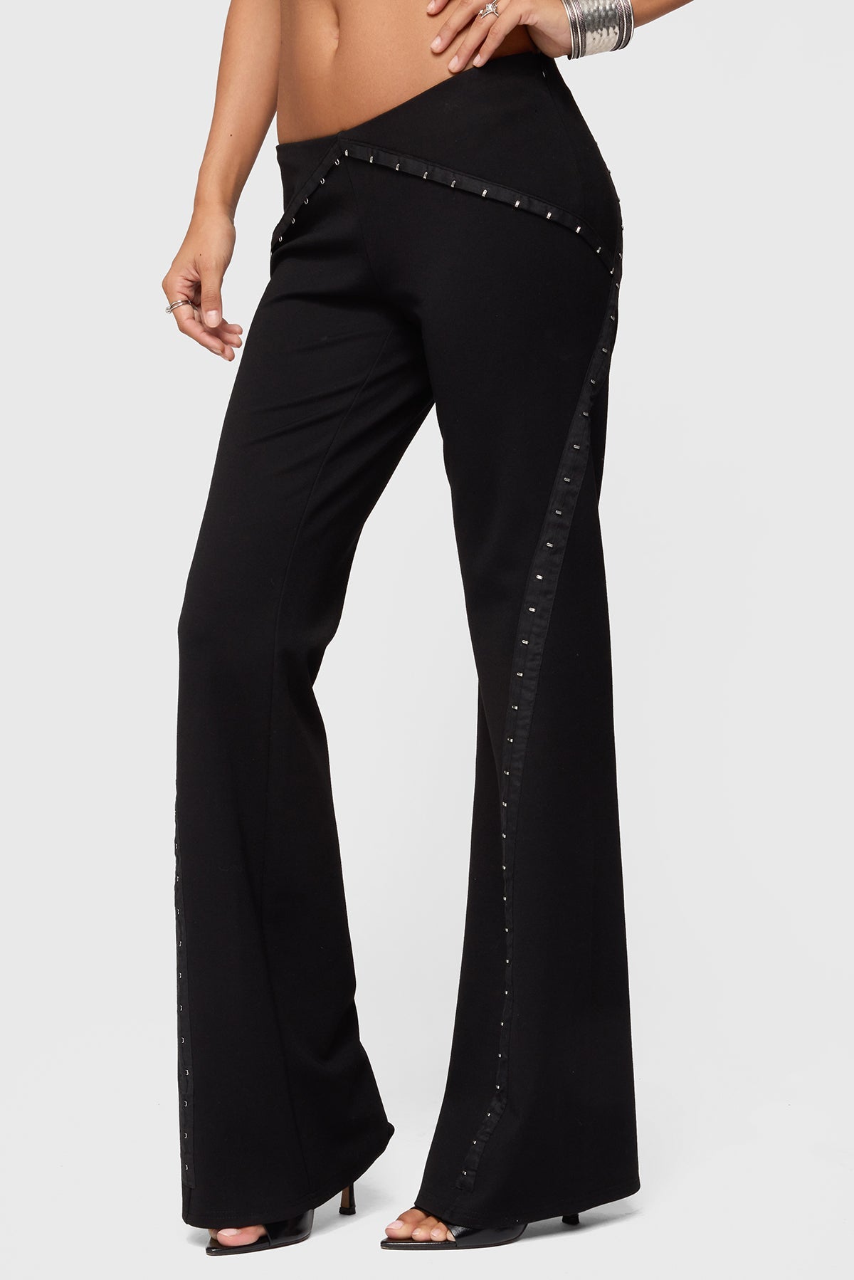 Hook & Eye Bootcut Trousers