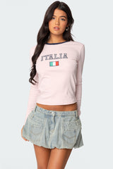 Italy Long Sleeve T Shirt