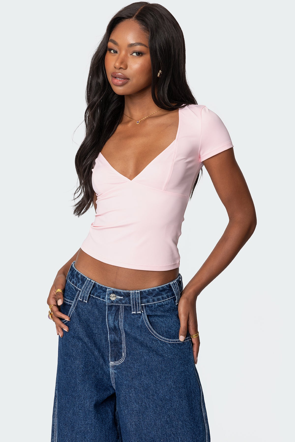 Katia V Neck Top