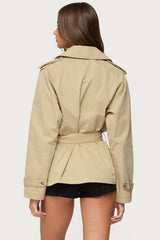Tobie Raglan Trench Jacket
