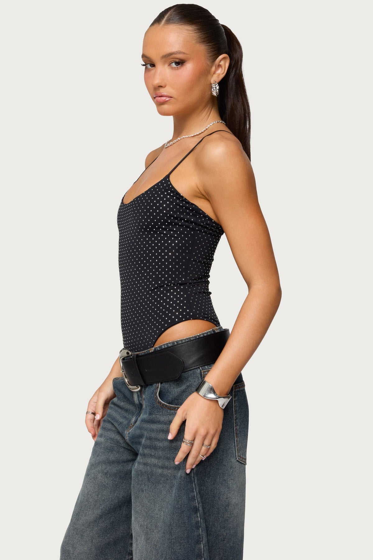 Georgey Rhinestone Bodysuit