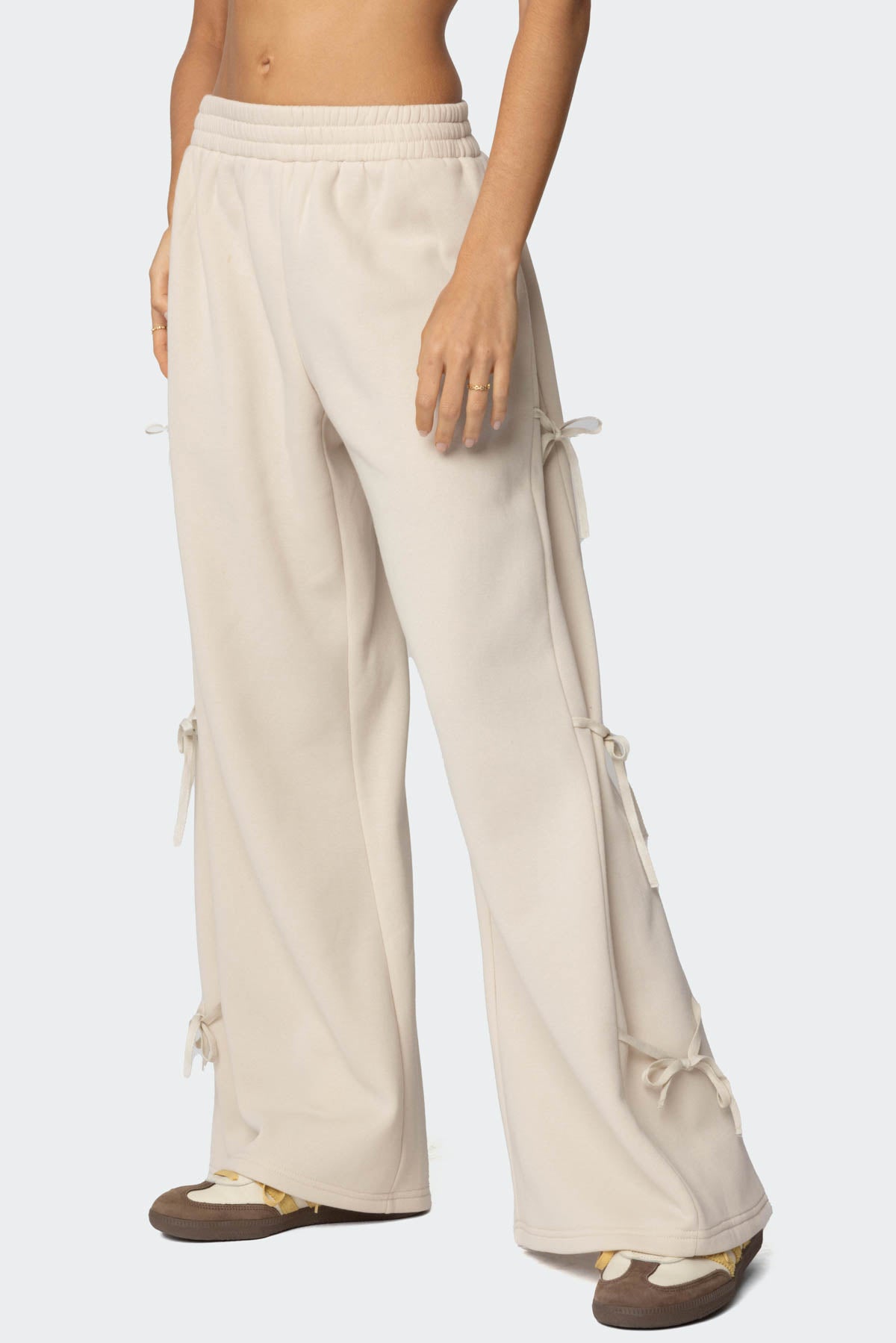 Claudette Baggy Ribbon Sweatpants