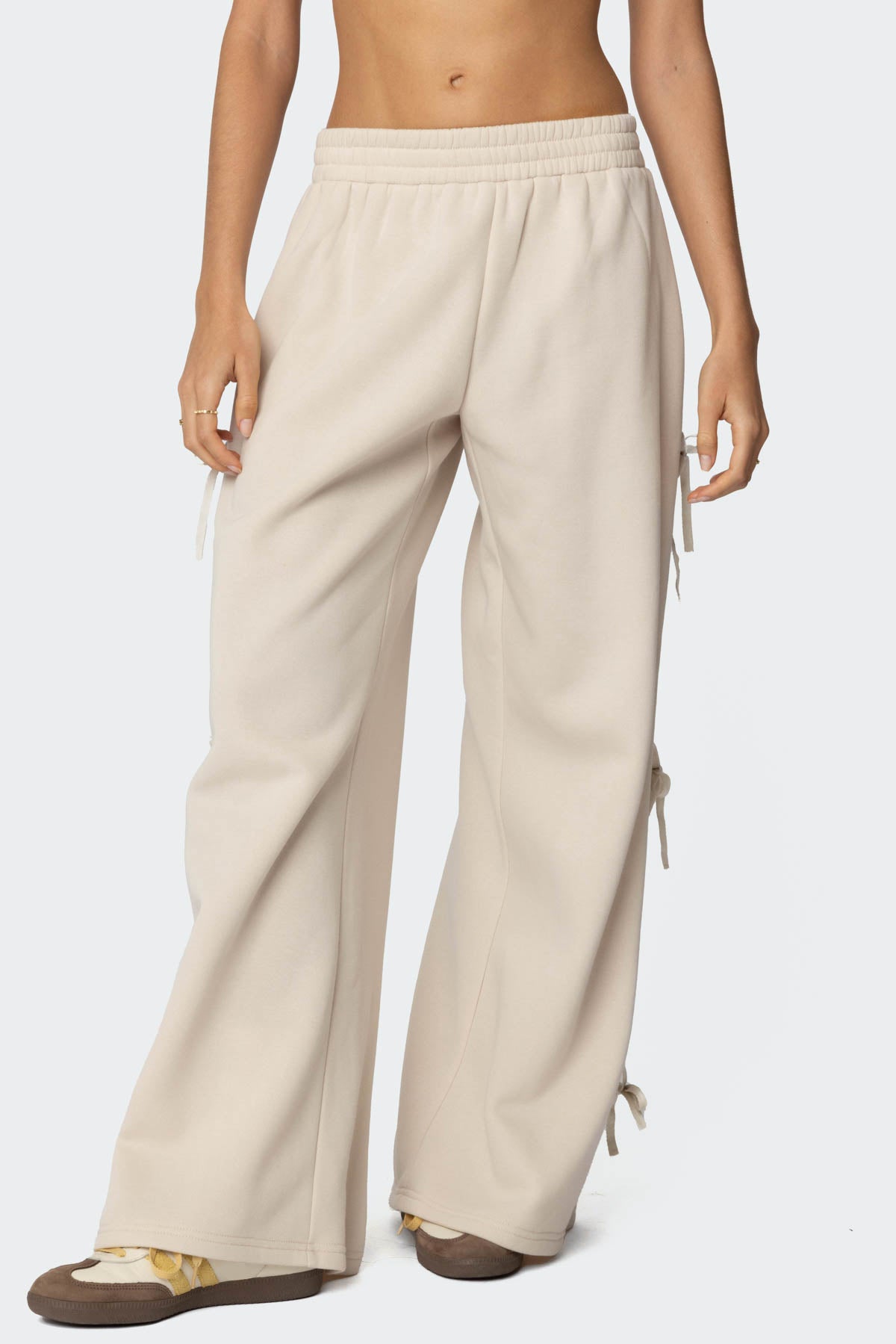 Claudette Baggy Ribbon Sweatpants