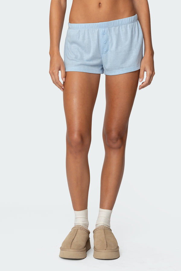 Keely Pointelle Shorts