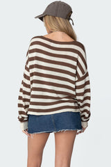 Anney Oversized Striped Sweater