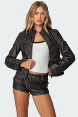 Roxie Faux Leather Jacket