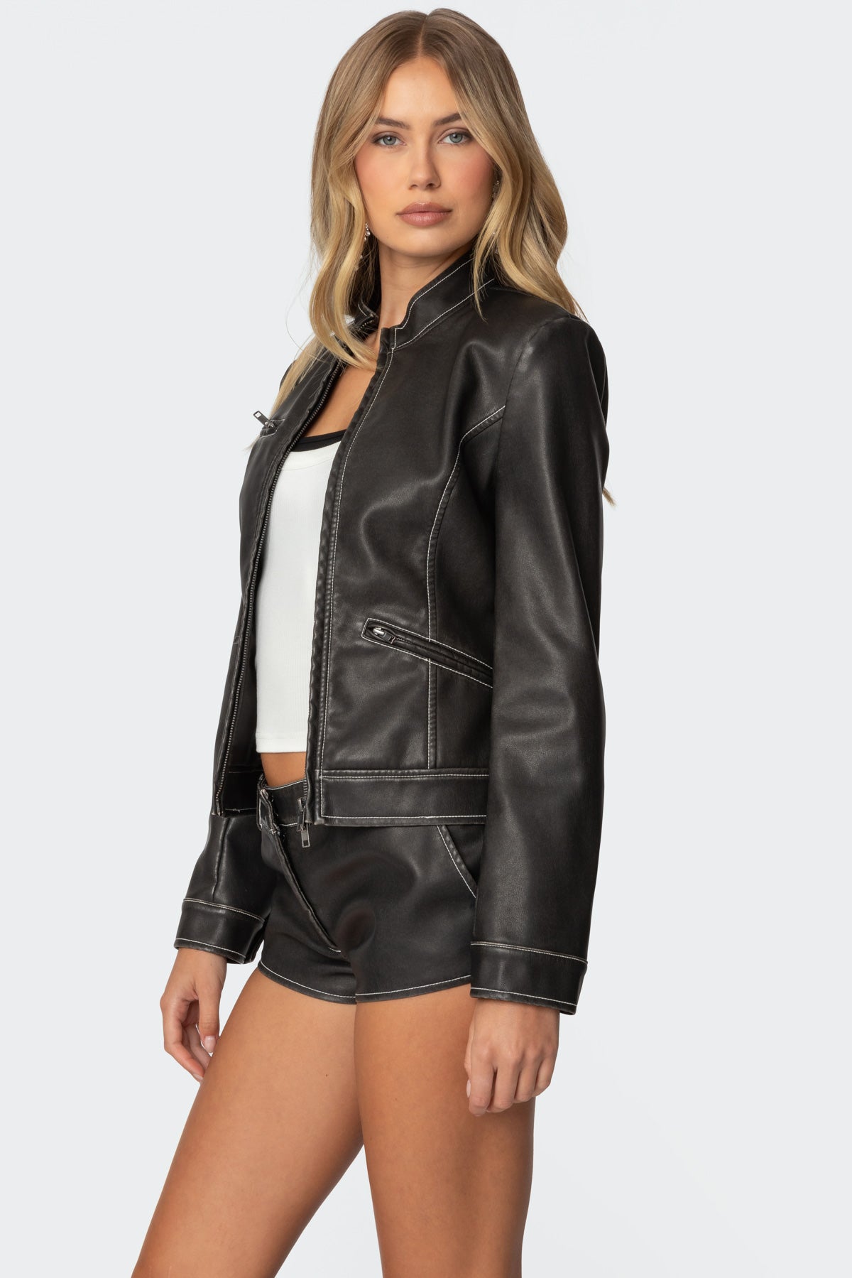 Roxie Faux Leather Jacket