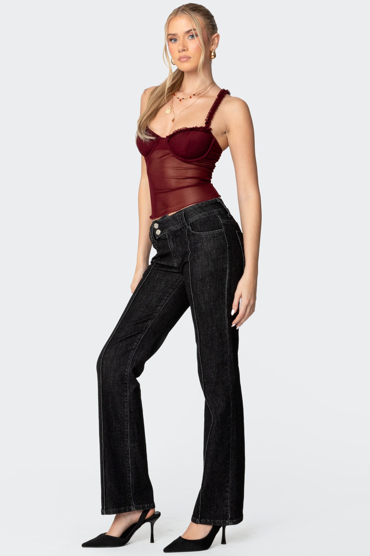 Mercy Sheer Mesh Bra Top