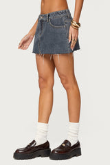 Micah Denim Mini Skirt