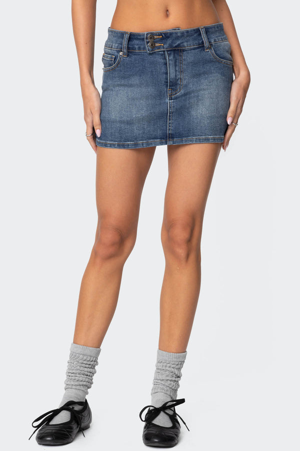 Eryn Denim Mini Skirt