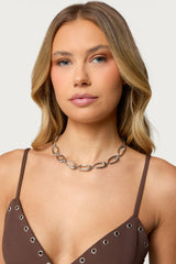 Oval Chain Necklace