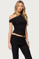 Halli Twisted Off Shoulder Top