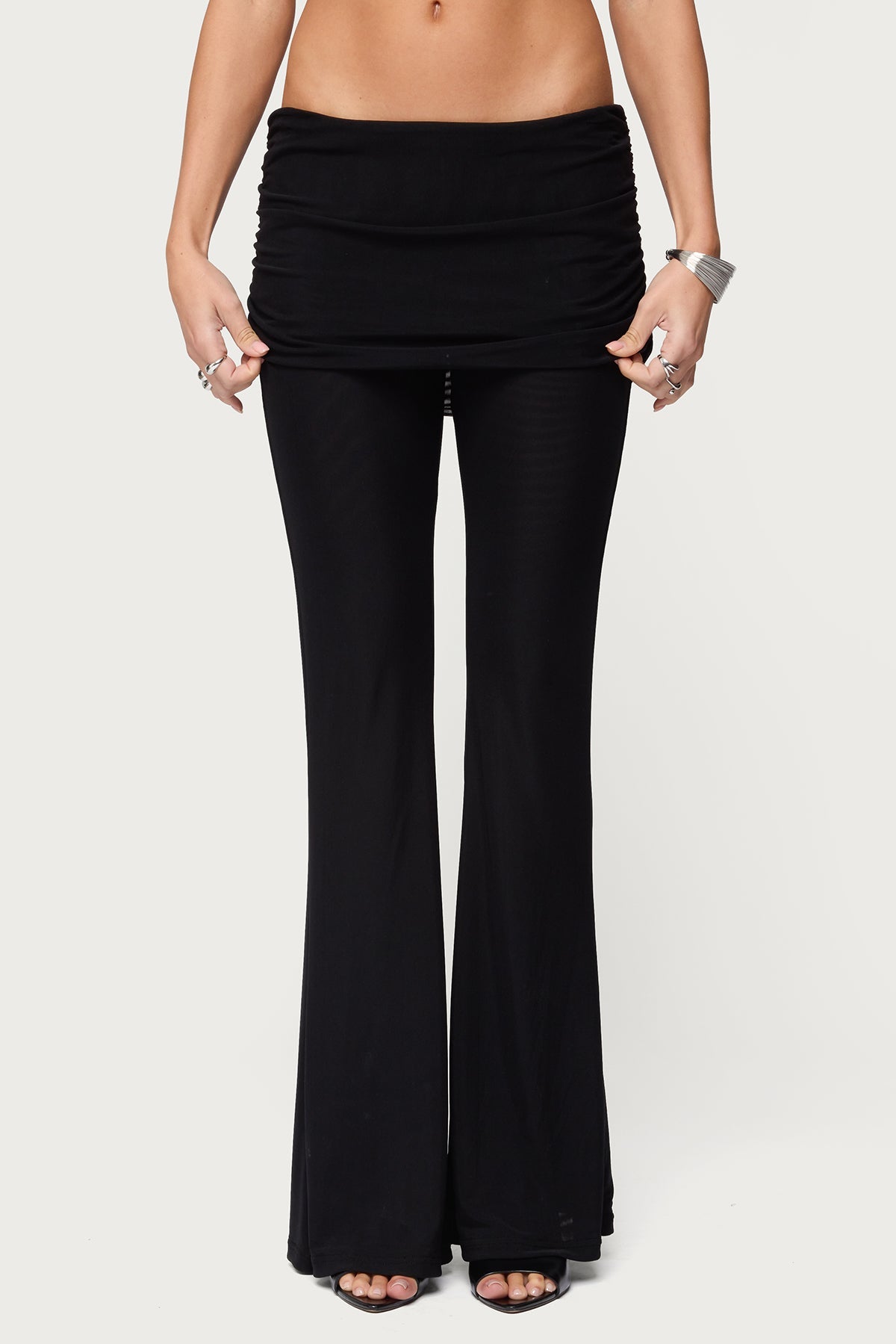Halli Foldover Mini Skirt Trousers