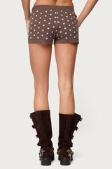 Kenny Polka Dot Knit Shorts