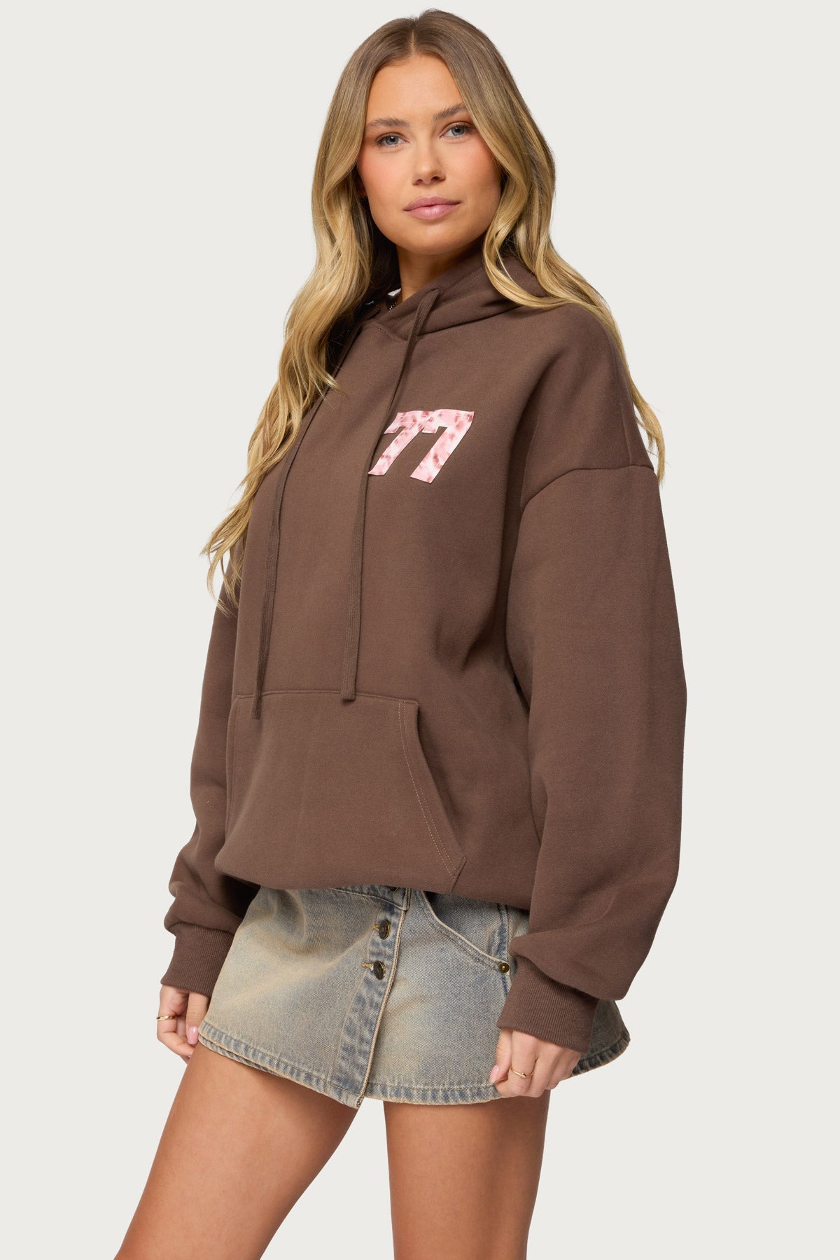 Leopard 77 Oversized Hoodie