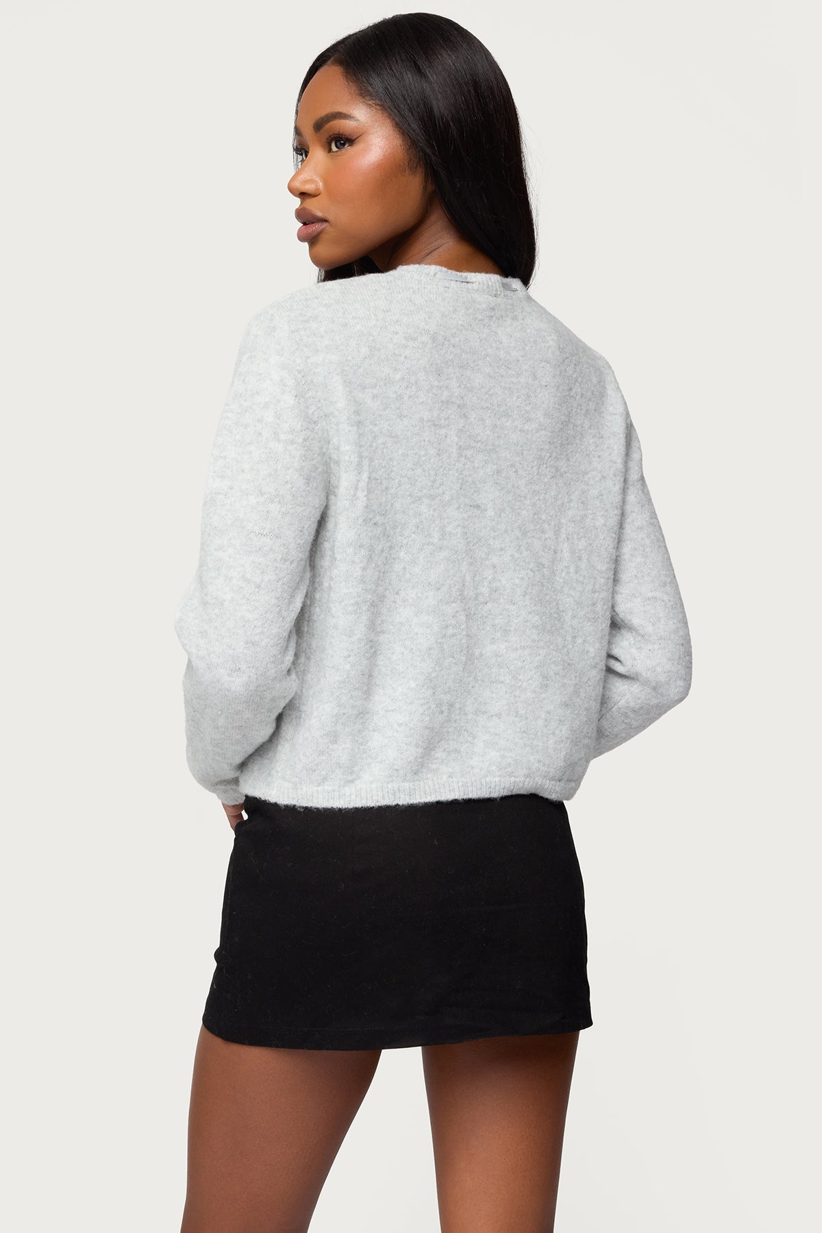 Vickie Ribbon Knit Cardigan