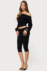 Skyla Knit Capri Trousers